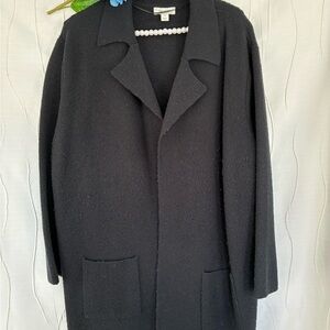 Elegant Black Women's Cardigan